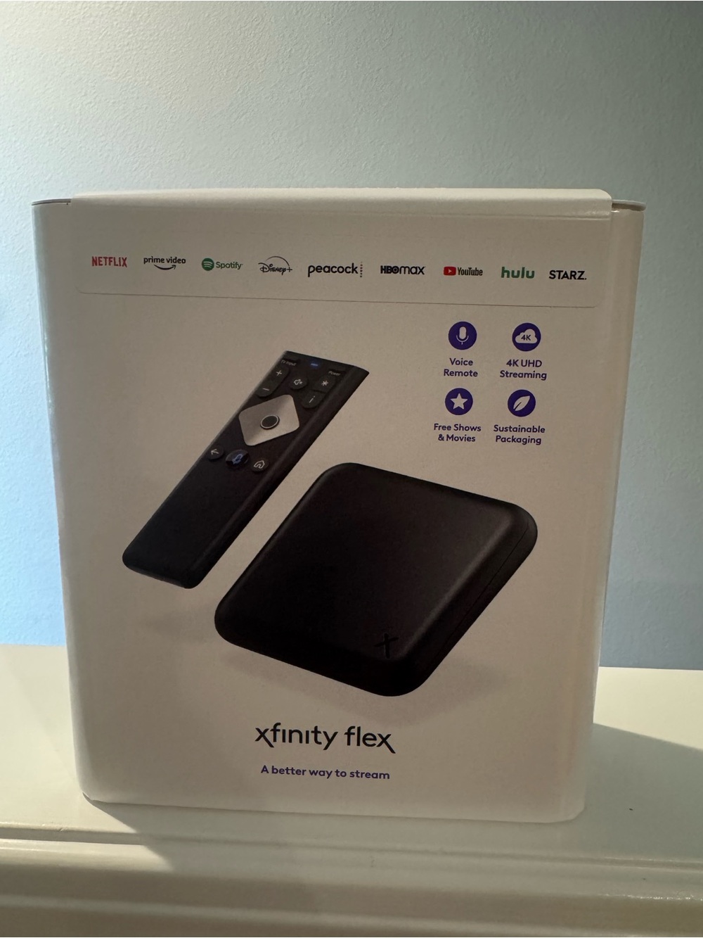 Xfinity flex 4k tv streaming box